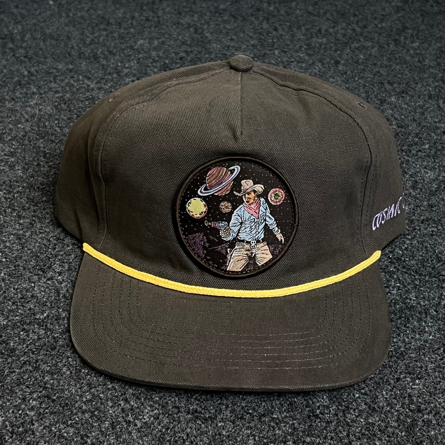 "COSMIC C" Brown Snapback Cap