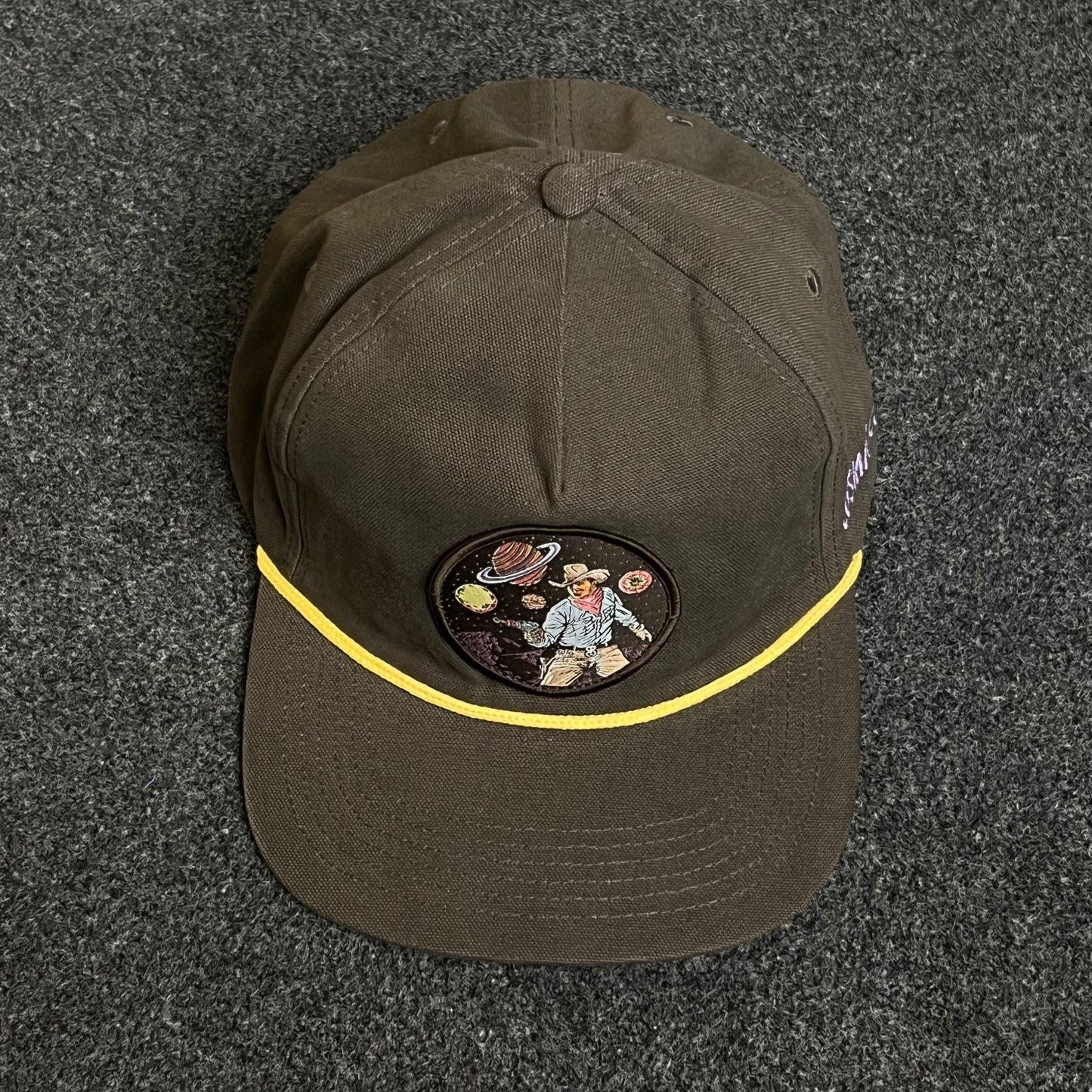 "COSMIC C" Brown Snapback Cap