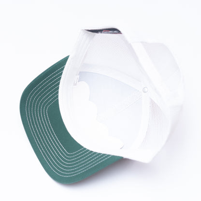 GREEN AND WHITE MESH CAP BY CAPON