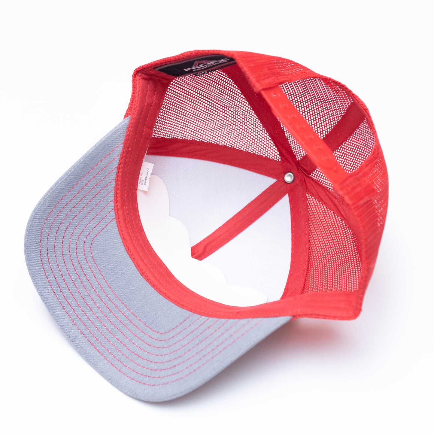 GREY AND RED MESH CAP BY CAPON