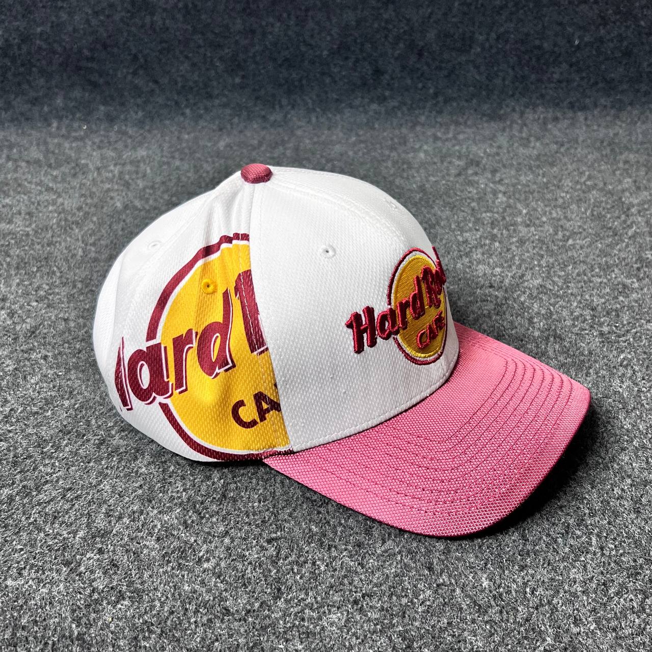 Hard Rock Cafe hat.
