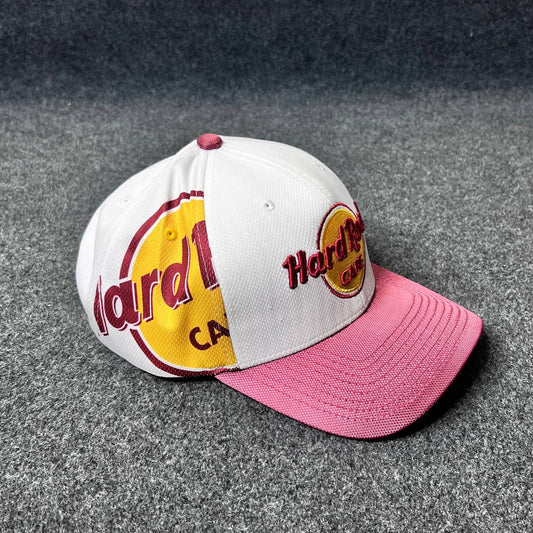 Hard Rock Cafe hat.