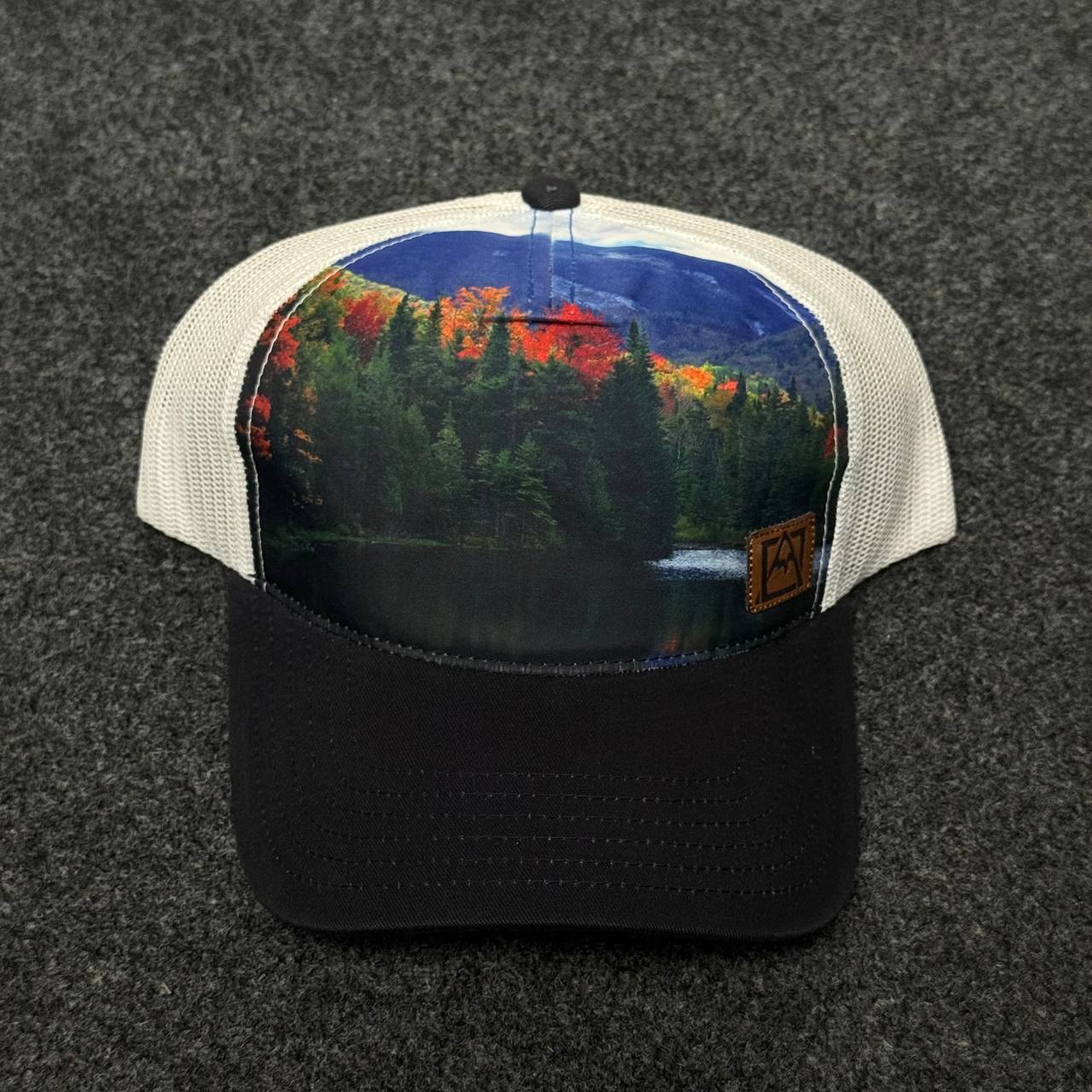 Trucker-Style Cap with A Nature Scene Photo Print