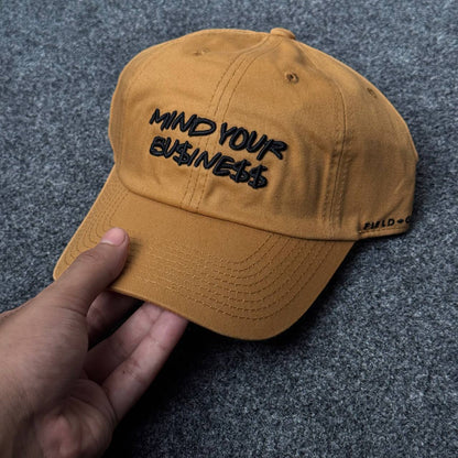 Field Grade "Mind Your Business" Unstructured Cap