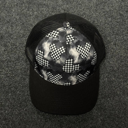 Disney Mickey Mouse checkered trucker hat
