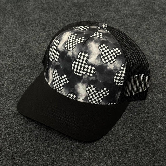 Disney Mickey Mouse checkered trucker hat