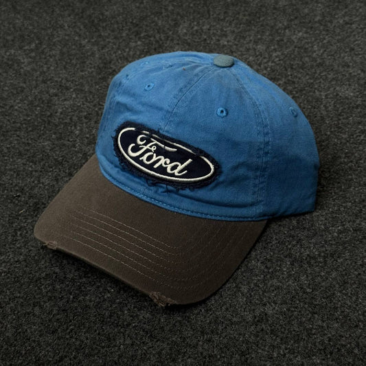 Ford distressed logo Unstructured Cap