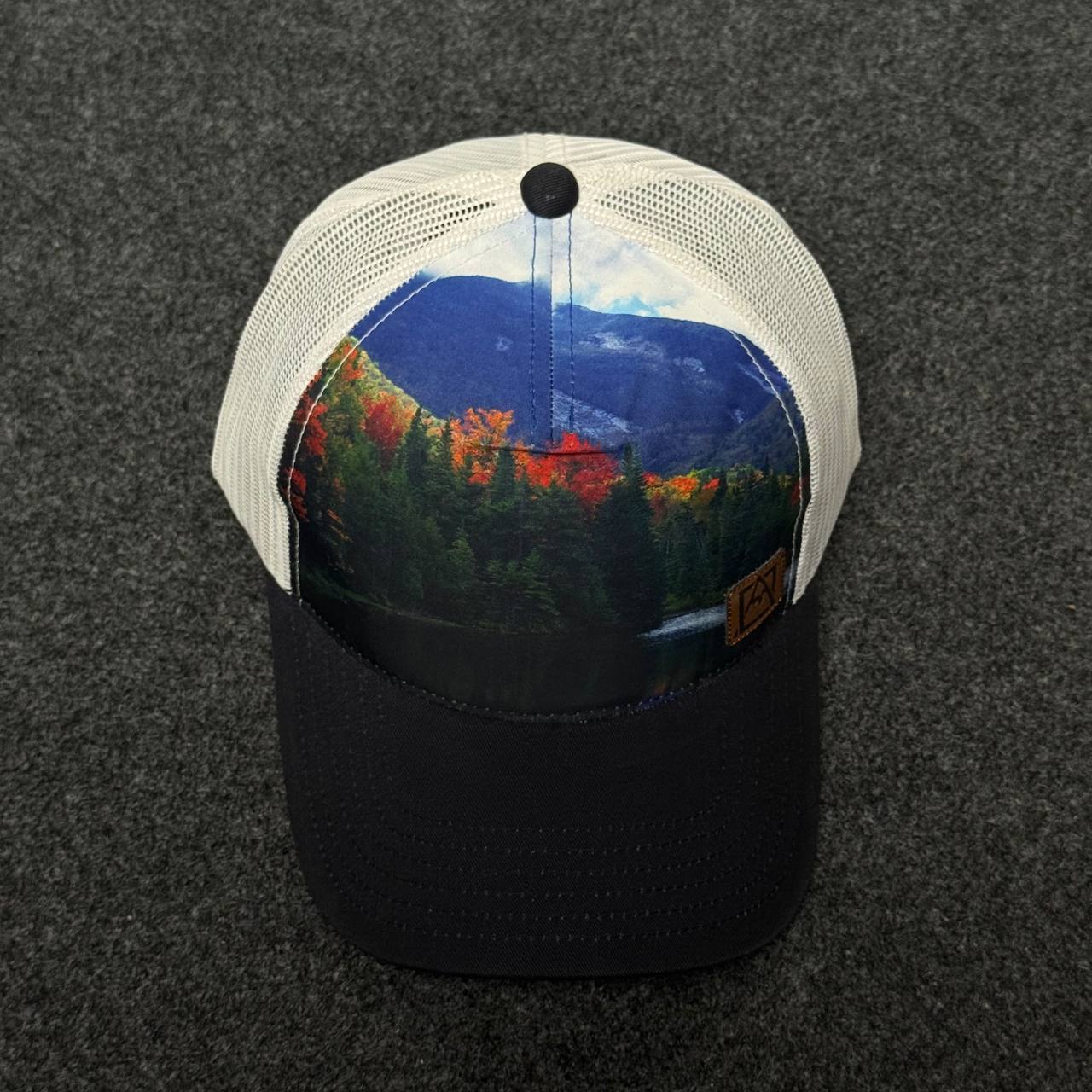 Trucker-Style Cap with A Nature Scene Photo Print