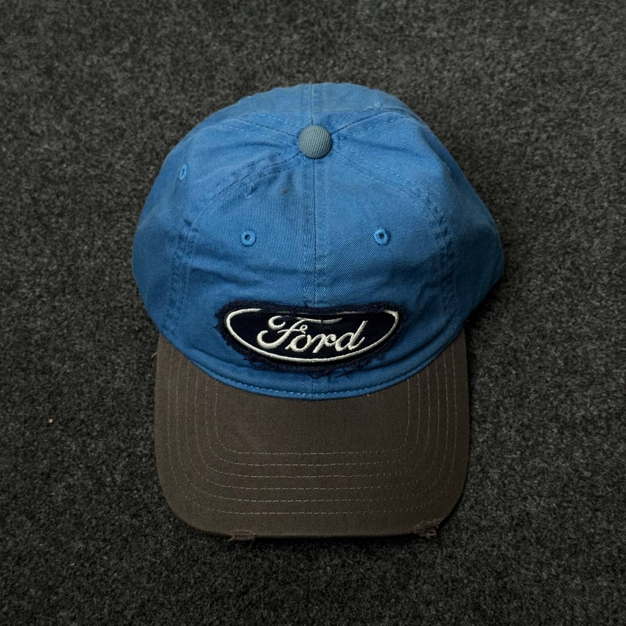 Ford distressed logo Unstructured Cap